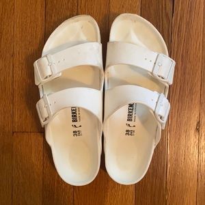 White Birkenstocks size 38